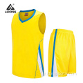 Nieuwste basketbal jersey ontwerp basketbal uniform groothandel